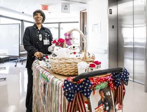 EVS Caregiver is a Champion for Her Team